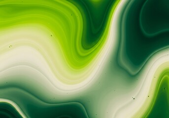 Vibrant Green Marble Liquid Art Texture