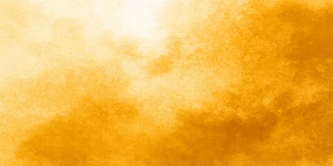 A grunge art abstract vintage orange background with dirty yellow lines on a brown antique paper texture