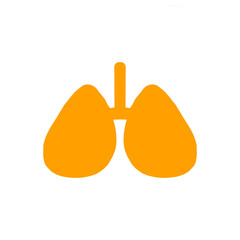 Lungs medical icon / 肺を表す医療用ピクトグラム	