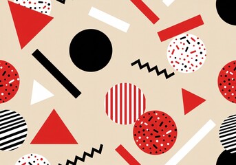 Vibrant Abstract Geometric Pattern Design Background