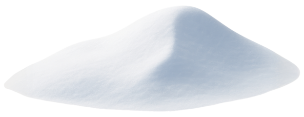 Snow mound Isolated on Transparent Background