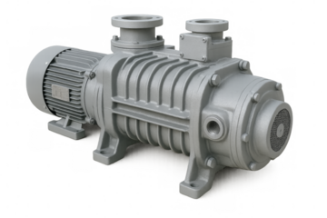 Industrial rotary blower pump with electric motor