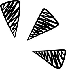 Scribble Doodle Accent Corner