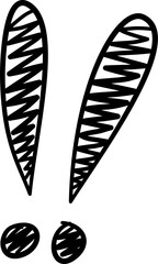 Scribble Doodle Exclamation Mark
