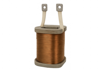Inductor coil with copper wire winding component