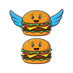 burger and hamburger
