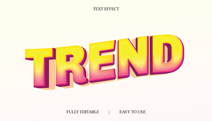 Obraz premium text effect style trend in modern style