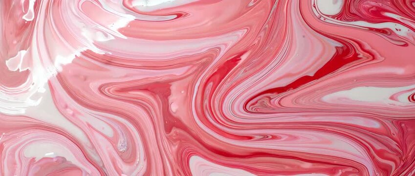 Abstract Liquid Marble Paint Swirl - Fluid Art Loop. This abstract liquid marble background is perfect for creative projects, social media backgrounds, and modern, artistic visuals.