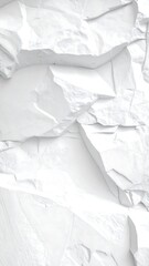 Crumpled White Paper Texture Background.