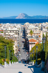 view of the Patras city