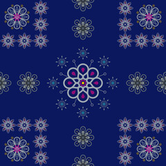 geometric ethnic pattern vector design