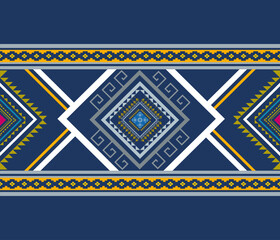 geometric ethnic pattern vector design