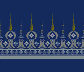 geometric ethnic pattern vector design