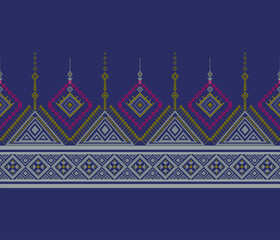 geometric ethnic pattern vector design