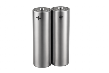 Two AA batteries providing power and energy supply