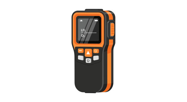 Portable gas detector showcasing air composition monitoring technology