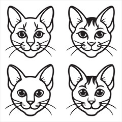 Fototapeta premium A Lucky Japanese Bobtail Cat, a Mi Ke Breed with a Distinctive Pompom Tail and Bobbed Short Tail, the Model for the Manekineko Charm