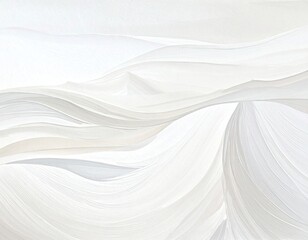 Abstract White and Beige Wave Pattern