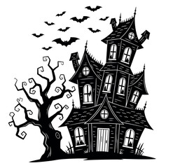 vector illustration of a castle