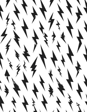 Lightning Bolt Pattern Design.