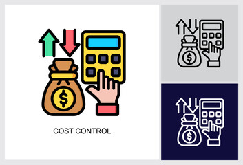 Financial Modeling icon Vector Illustration 