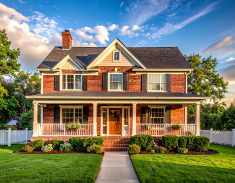 Charming traditional suburban home for sale in xea ideal residential real estate opportunity picturesque neighborhood inviting curb appeal