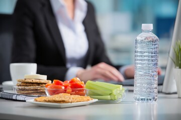 Healthy Snack Options for Business Professionals at Desk