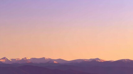 alpine. Panoramic alpine landscape at dusk with warm golden light on mountain peaks. travel magazines, destination branding, designed for outdoor magazines and nature guides.