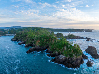 龍舞崎の夜明け（宮城県 気仙沼大島）