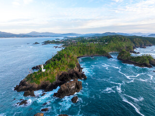 龍舞崎の夜明け（宮城県 気仙沼大島）