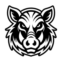 Solid style icon showing a bear head