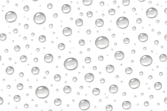 Water Droplets Seamless Pattern