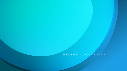 Abstract blue curves dominate image. Dark background contrasts bright turquoise, cyan hues. Modern design element. Simple, clean aesthetic.