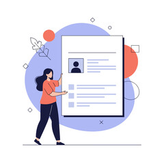 Crafting an impressive resume for career advancement and job opportunities.