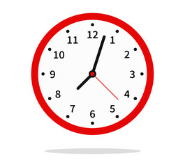 Clock Icon – Time, Schedule, and Deadline Management Vector Illustration
