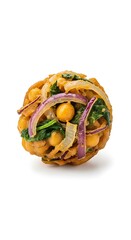 Delicious Chickpea Waffle Bowl.