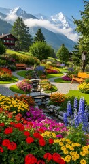 Swiss Mountain Garden Beauty.