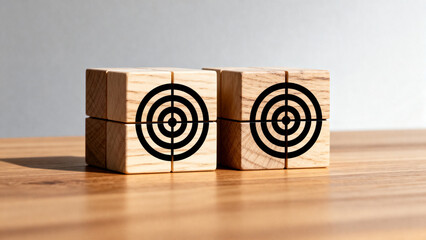 TargetSymbolsOnWoodenCubes