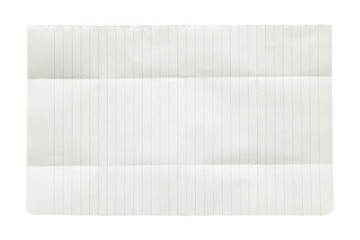 blank lined paper notebook paper with torn edges and folded isolated on transparent background,note paper message office business tag sign,blank sheet of paper	