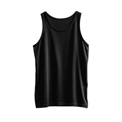 Black sleeveless top, simple design