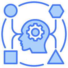 Adaptability Blue Icon