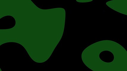 Abstract green shapes create a bold statement against a black background. Ideal for modern design projects needing vibrant elements. - Powered by Adobe