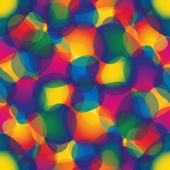 Vibrant Colorful Abstract Pattern.