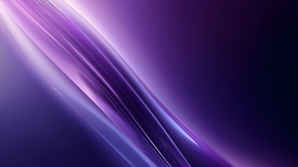 Fototapeta premium A smooth violet-to-white glass gradient on a black background, evoking a sense of elegance and depth with soft light diffusion and glossy vertical textures.