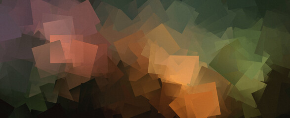 Obraz premium Abstract art background with geometric shapes squares and earthy color palette