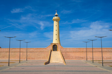 Rabat Lighthouse on Borj Sirat established in 1920