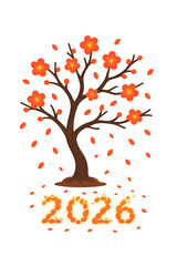 Plum blossom symbolism 2026