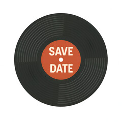 Vinyl record Save the Date