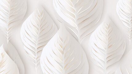 White Abstract Textured 3D Background Paper