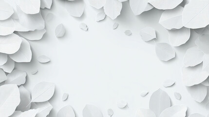 White Abstract Textured 3D Background Paper